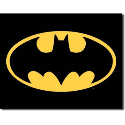 Enseigne Batman en métal / Logo